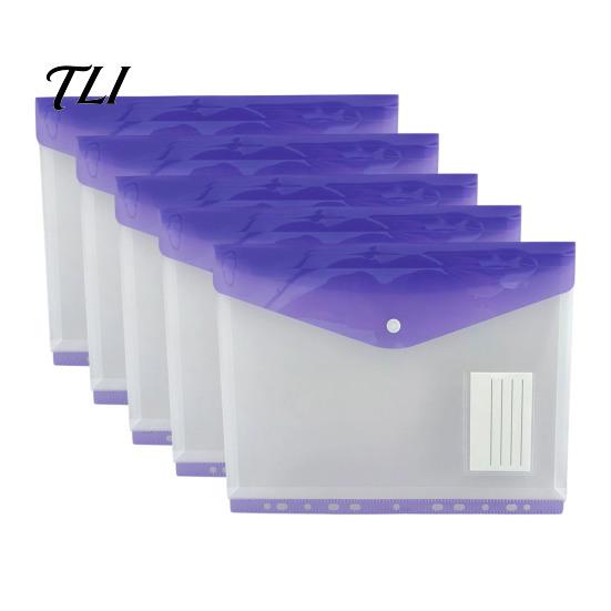 Waterproof Document Case 11 Hole Expanding File Pockets, Reusable PP Sleeves, Transparent Mesh Pouch Organizer Bag for Home Office And School Card