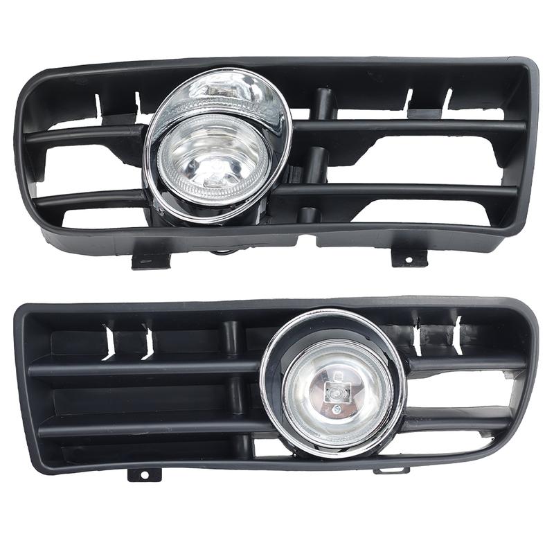 1 Pair Fog Light for Golf MK4 TDI 1999 2000 2001 2002 2003 2004 Front Bumper Grille Halogen Fog Lamp with Wiring Car Auto Parts