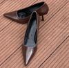 Brand Designer Vintage Women Mary Jane Shoes Fashion Shallow Pointed Toe Shoe Concise High Heels Shoes Classic Zapatos De Mujer