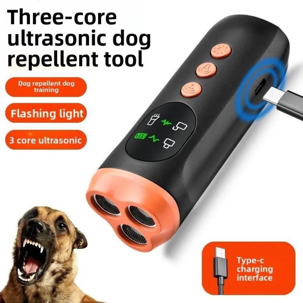 Handheld Ultrasonic Dog Bark Deterrent Portable Ultrasonic Dog Trainer Large Vicious Dogs