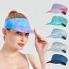 Outdoor Sun Hat Topless Hat Running Sports Sun Protection Marathon Quick-Drying Hat Men's and Women's Folding Tennis Cap Duck Tongue