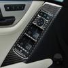 For Benz W204 2012-2014 Real Carbon Fiber Car Accessories Door Lift Control Panel Cover Trim Suit Interior Sticker Modification