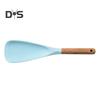 Cooking Spatula Heat Resistant Wood Handle Silicone Cooking Spoon Non-stick Cookware for Home Kitchen