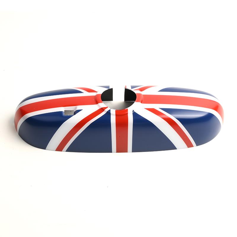 For MINI Cooper JCW S One F54 F55 F56 F60 Countryman Union Jack Interior Rearview Mirror Cover Car Stickers Interior Accessories