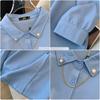 Spring and Autumn Plus Size Women Korean Long Sleeve Shirt