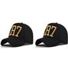 Trendy Cr7 Embroidered Baseball Cap With Cotton Material And Letter Pattern