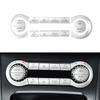 Silver AC Air Condition Button Trim For Mercedes-Benz AMG A35 CLA45 GLA45
