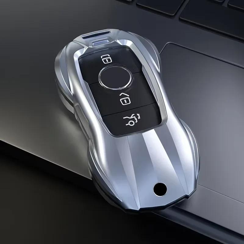 Suitable for Mercedes Benz Keycase C E A B S Class GLE GLA GLB GLC GLS AMG W176 177 203 204 205 211 212 Chain Shell Keychain