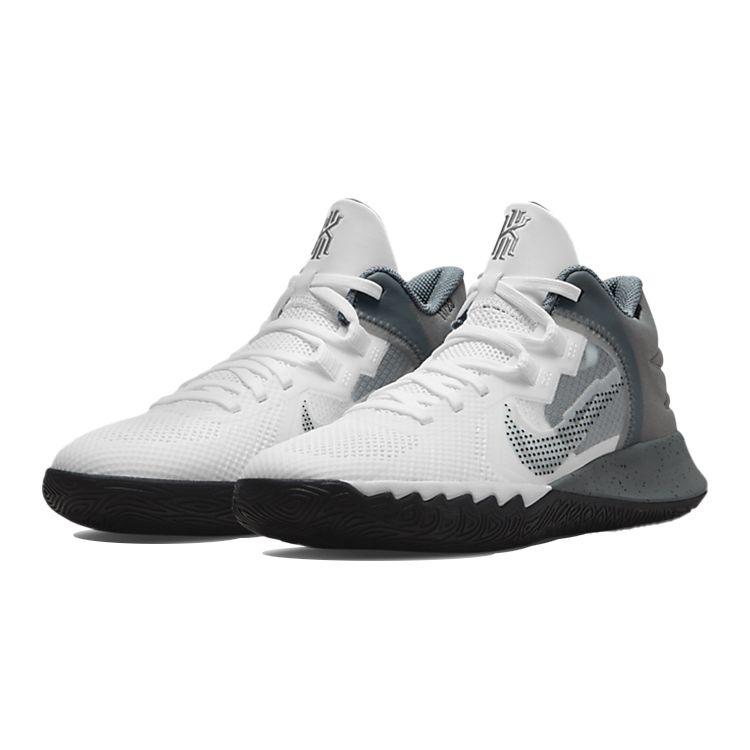 Nike Kyrie Flytrap 5 GS White Smoke Grey Chrome Kids Sneakers Black DD0340-112