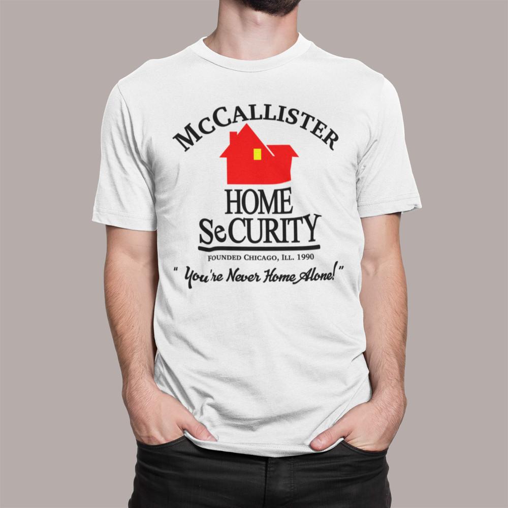 

McCALLISTER SECURITY T SHIRT CHRISTMAS MOVIE XMAS HOME ALONE ADULTS KIDS 3XL