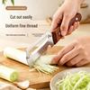 Stainless Steel Multi-Functional Onion & Fruit Peeler, Melon Grater, and Scallion Slicer