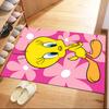 Tweety Bird Collage Square rugs are a great choice for living rooms, bedrooms, home décor, and as gifts.