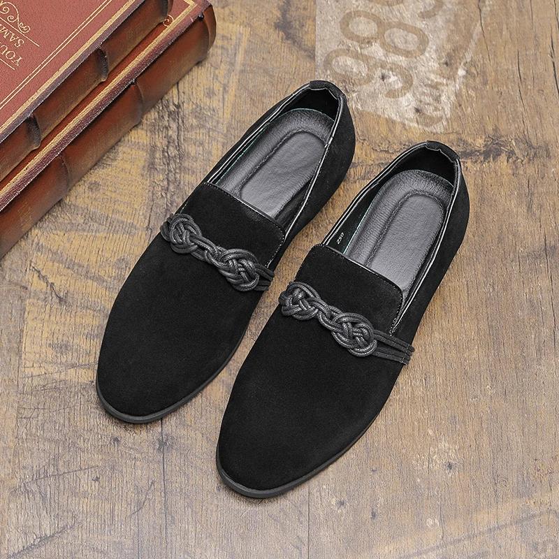Fashion Leather Shoes Casual Business Shoes for Men Dress Tenis De Hombre Moccasins Mokasin Tenis Caballero Designer