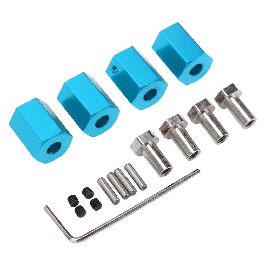4Set 12mm Wheel Hex Hub 16mm Height with Pins Aluminum   for 1Celsius10 1Celsius12 Remote Control Vehicle