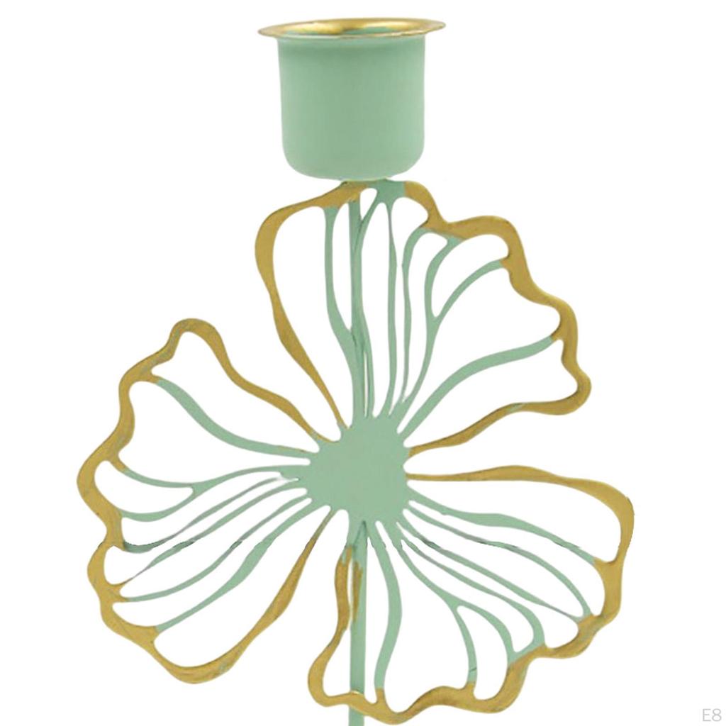 Candlestick Base Tealight Candelabras Mantel Taper Candles Holders for Prayer Home Room