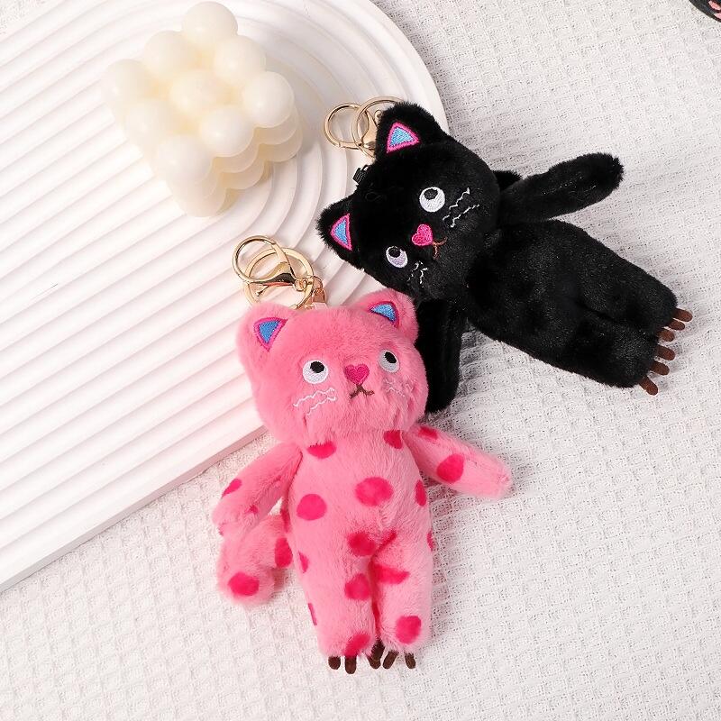 Cat Keyring Doll Bag Key Holder Cat Keychain