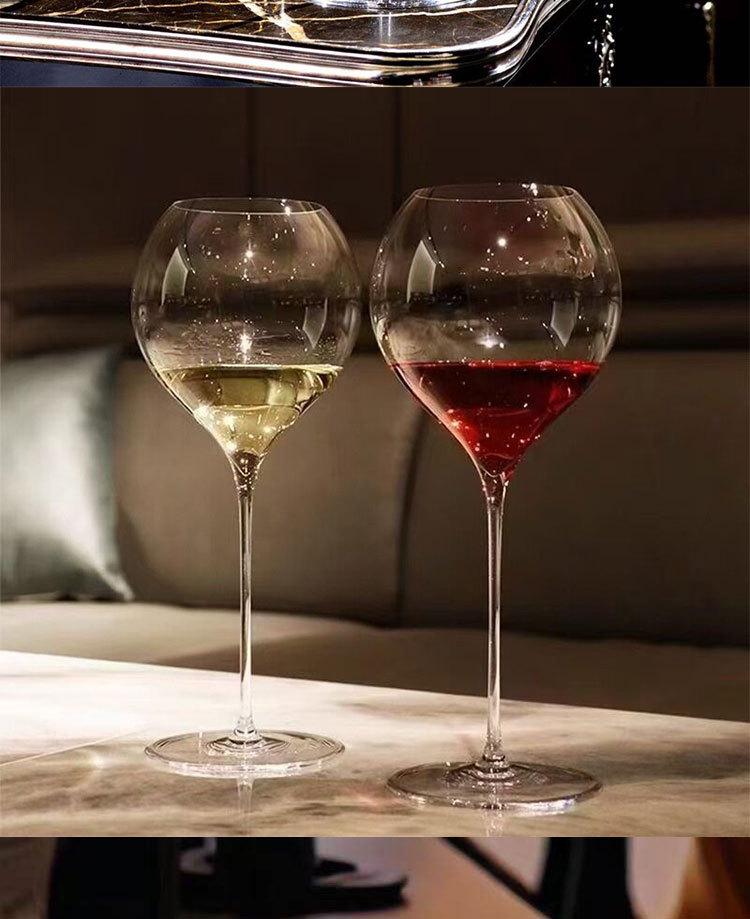 Elegant Handmade Seamless Ultra-Thin Glass Set for Red Wine, White Wine, and Champagne
