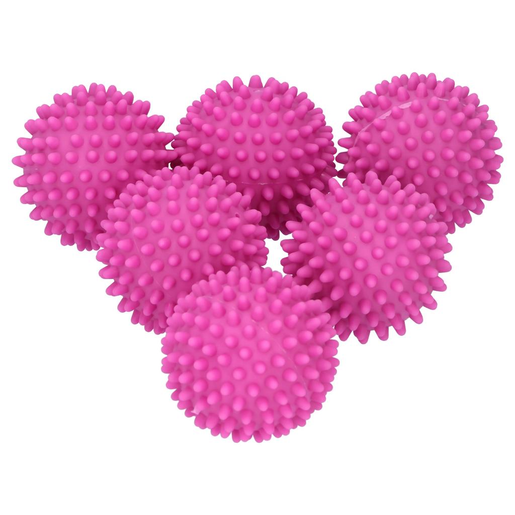 12Pcs Washing Ball Reusable Laundry Cleaning Balls Tool Household Supplies Rose Red