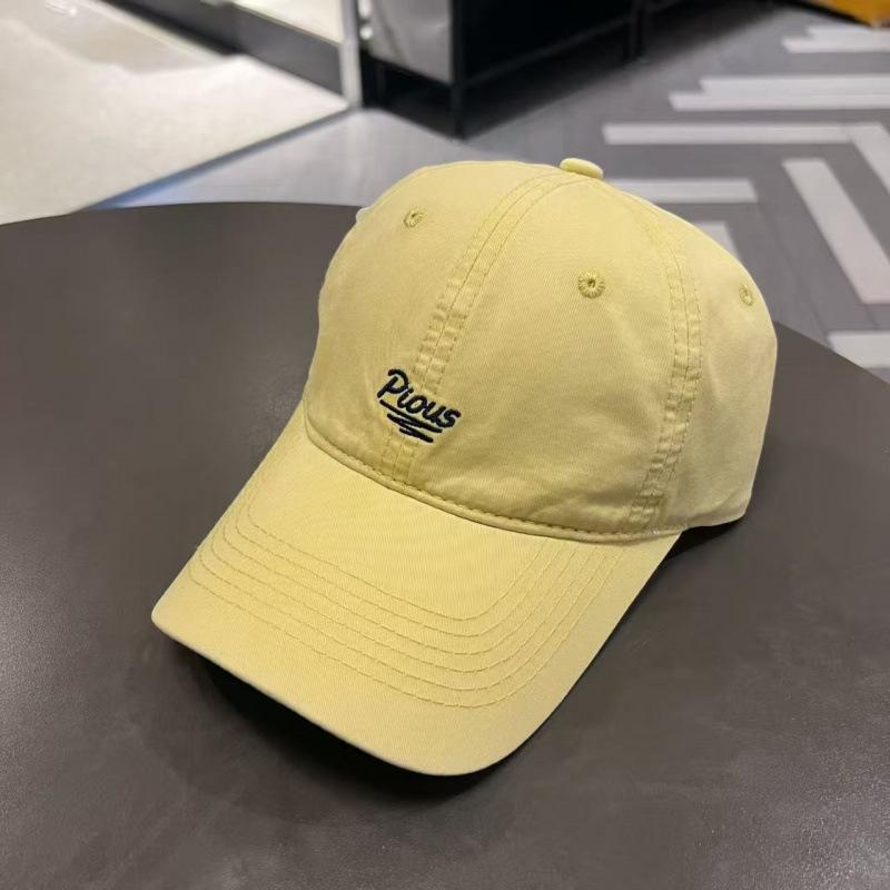 Spring And Summer Alphabet High Quality Soft Top Baseball Cap Female Alphabet Embroidery Casual Versatile Cap Tide