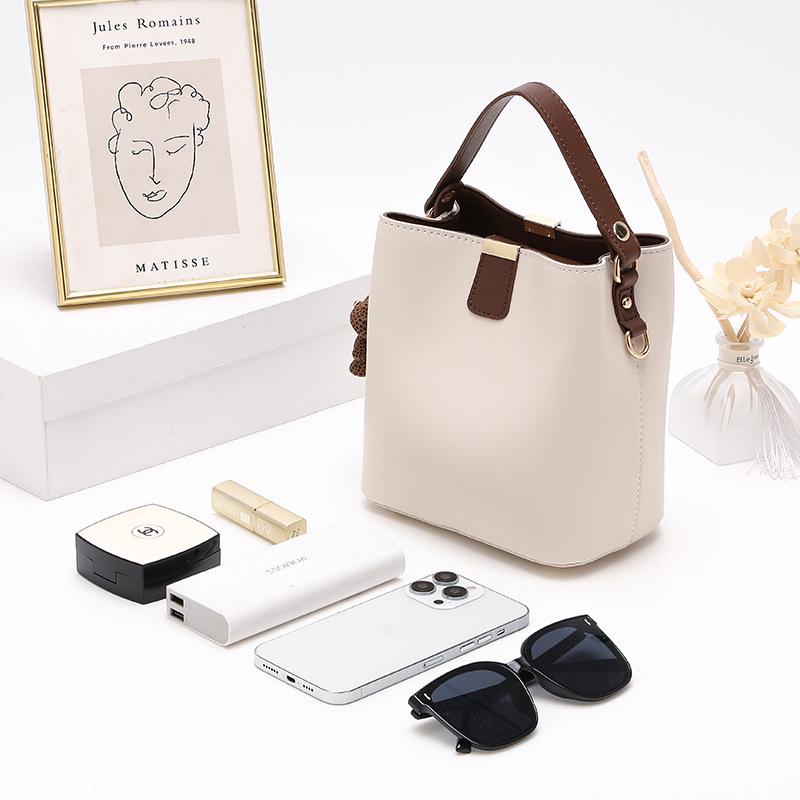 Women's 2025 Trendy Soft Leather Bucket Crossbody Bag
