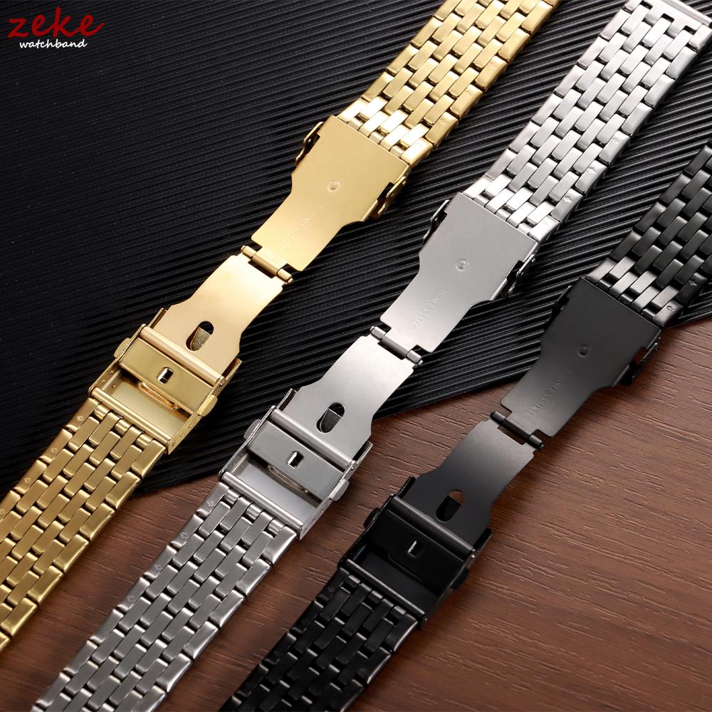 Cinturino Orologio Acciaio Inossidabile 20mm 22mm Braccialetto Orologio con Fibbia Pieghevole in Metallo per Omega Business Cinturino di Ricambio a Rilascio Rapido