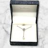 Used TASAKI Pearl Clover Motif Silver Necklace