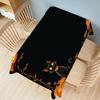 Happy Halloween Rectangular Table Cloth Black Cat Pumpkin Table Cover for Banquet Picnic Table Decor Halloween Party Decoration