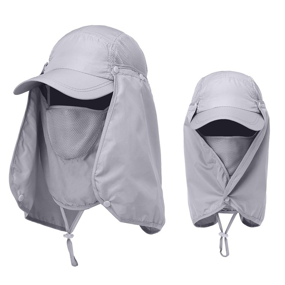 Detachable Fishing Sun Hat Foldable Fishing Bucket Hat Portable Fishing Hat  For Men