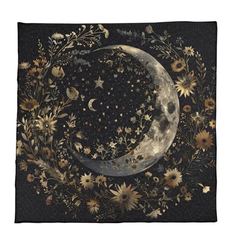 Portables Washable Reading Cloth Mystical Velvets Ritual Cloth Durability Mats for Divination Ceremonies