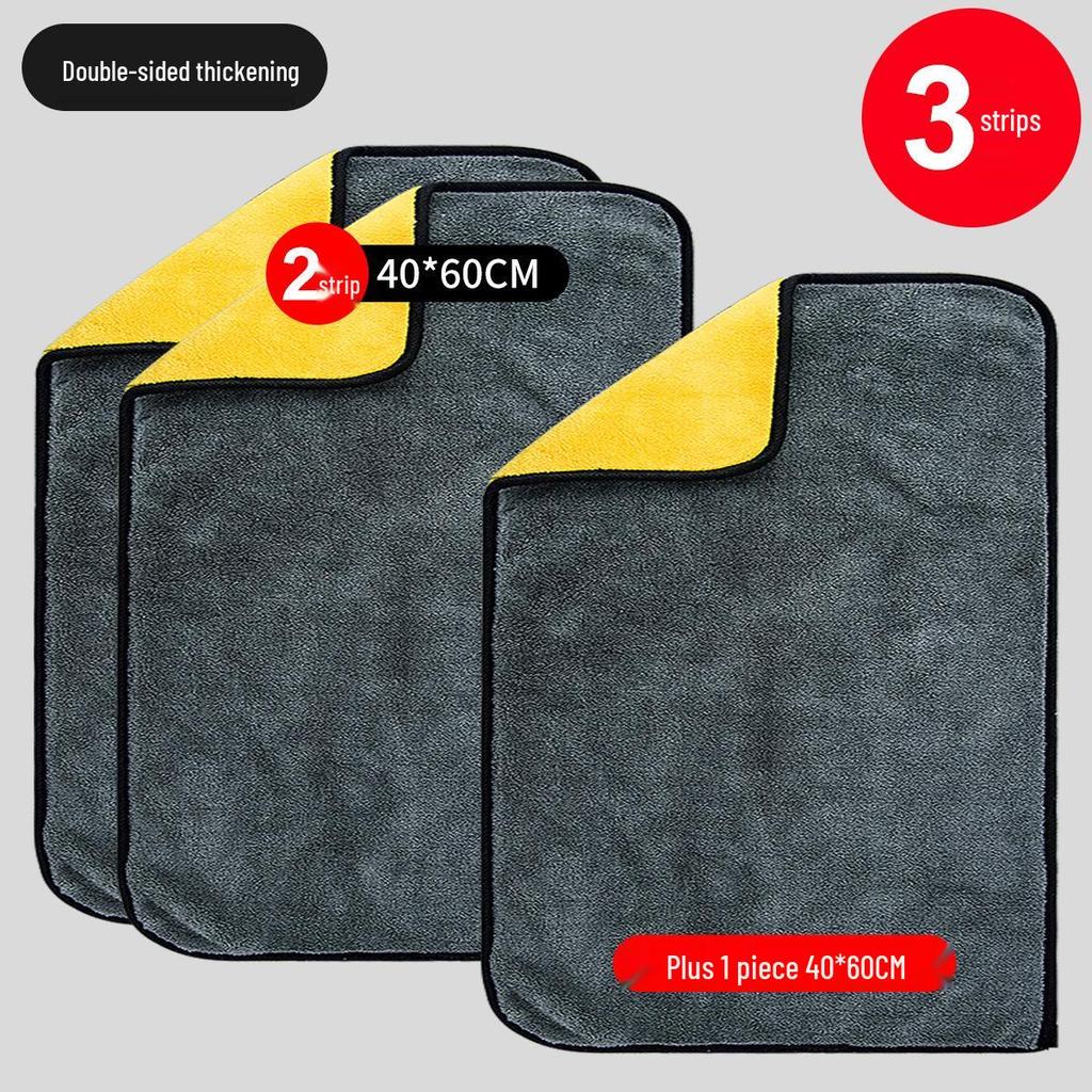 Advanced Lint-Free Car Wash Towel: Thick, Absorbent, Large, and Watermark-Free