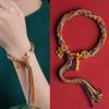 Vielseitiges handgewebtes Gebetsarmband für Damen Herren Mini tibetisch-buddhistisches Mantra Meditationsarmband Schmuckaccessoires Geschenke