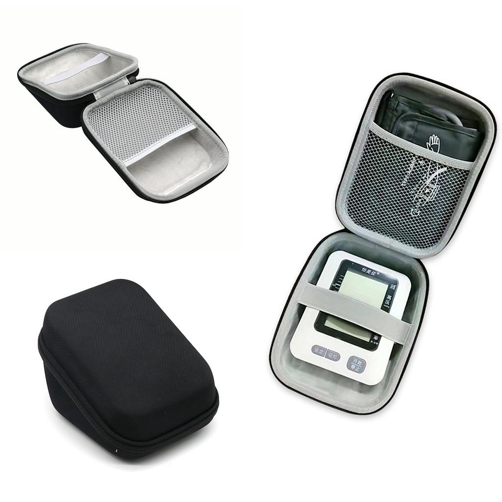 Portable Protective Case Outdoor Home Travel Storage Case Arm Blood Pressure Monitor Carrying Case for Omron 10 Series