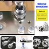 Universal Adjustable  Socket Set Hex Wrench Kit for Various Size Nuts Bolts Multi-function Ratchet Handle Tool for Home Repair
