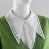 Big Pointed Fake Collar Female Shirt Detachable White Lace Collar Women's Fake Collar Shirt Lapel Casual Sweaters Accessories