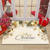 Kerstsfeer Deurmat Vlekbestendig & Wasbaar Entreehalmat Badkamerkleed Feestelijke Huisdecoratie