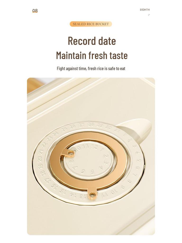 Insektensicherer Feuchtigkeitsbeständiger Aufbewahrungsbehälter für Reis & Mehl