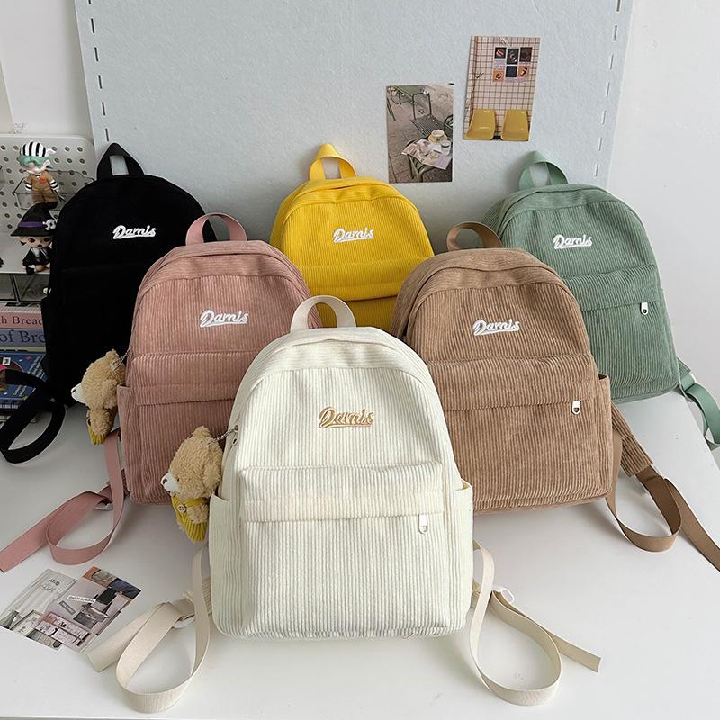 Simple Backpack for Female College Students, A Casual Backpack for Japanese High School and Junior High School Students