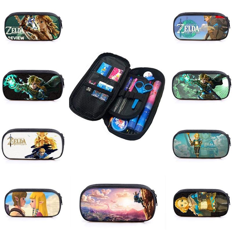Legend Of Zelda Kingdom Tears Cartoon Pencil Case Durable And Breathable Polyester Material