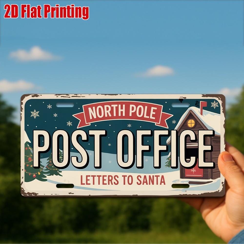 

D Flat Printing pc Vintage Metal Sign for Decorative Use OnlyOutdoor Plaque Wall Decor(cm xcm) Arctic Post Aluminum 15x30cm(5.9x7.8inch)