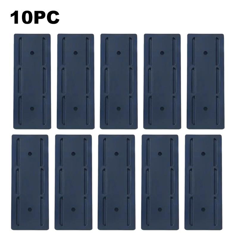1-11pc Self-Adhesive Socket Fixer Hanging Power Strip Holder Wall Holder Cable Fixator Removable Office Household Organizer