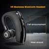 V9 Freisprech-Drahtlose Bluetooth-Ohrhörer Geräuschunterdrückung Business Ohrbügel-Headset mit Mikrofon zum Fahren Sport