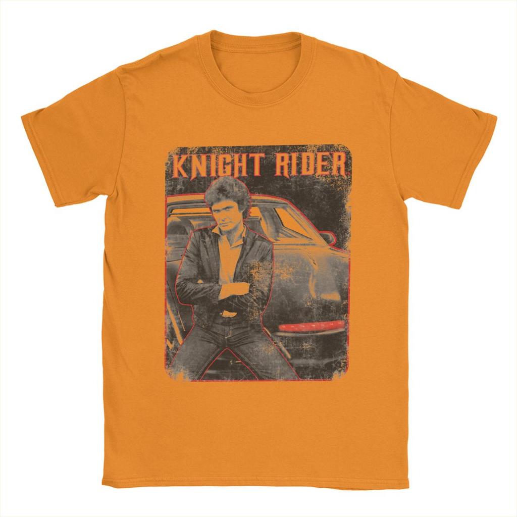 Knight Rider Knight And Kitt Men T Shirt Leisure Tees Short Sleeve Round Collar T-Shirt Cotton Summer Clothes