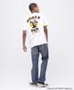 AVIREX FELIX EMBROIDERY LOGO Embroidered Logo Short Sleeve Size T-SHIRT, Men's T-Shirt, M, 030, White, 783-5134035