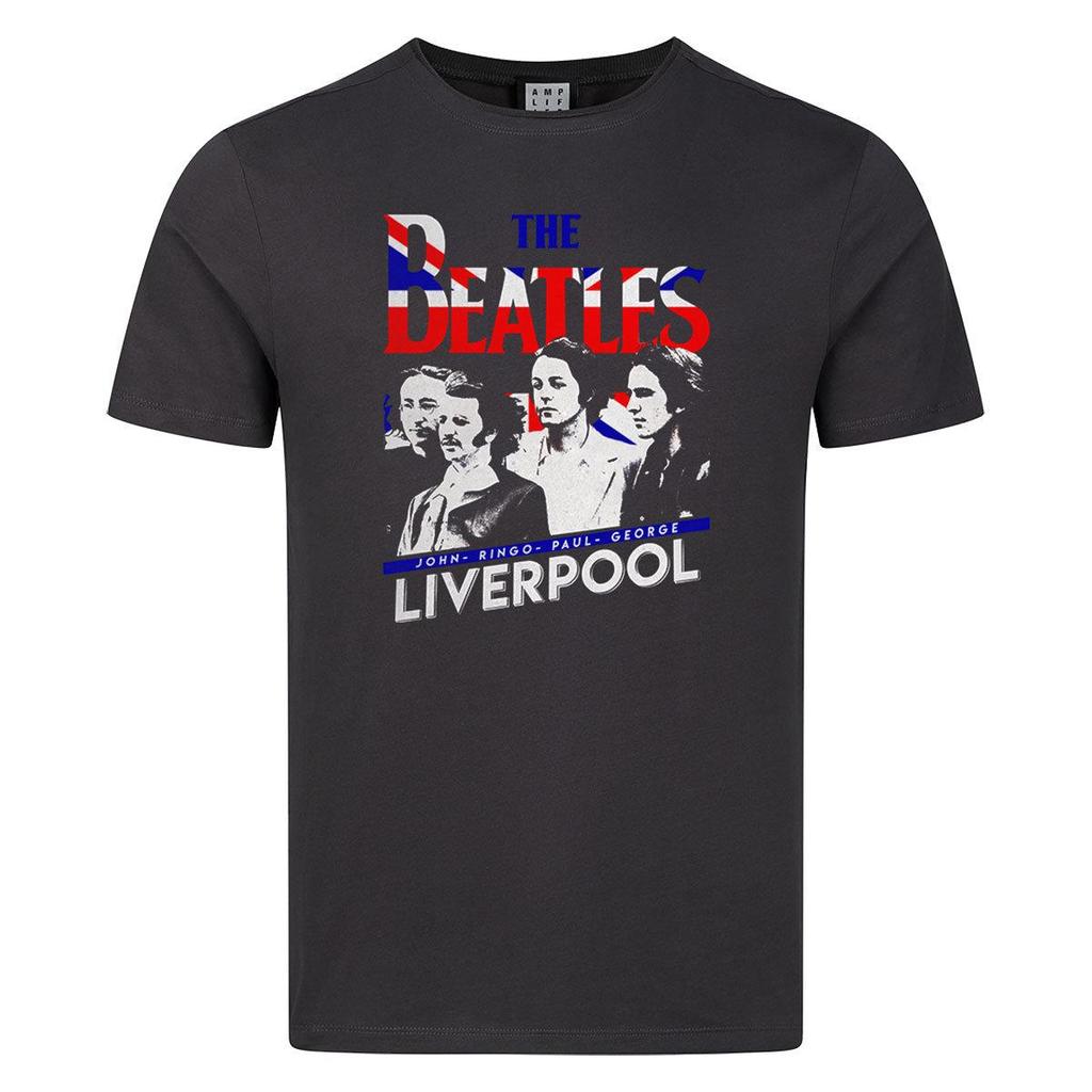 Amplified Unisex Adult Liverpool The Beatles T-Shirt