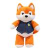 Vest Blue Fox Plush Toy Animal Stuffed Doll Cartoon Room Decoration Gift Kids