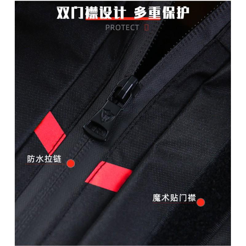 Heavy Duty Waterproof Motorcycle Rain Suit Set Men - Oxford Fabric PU Coated Split Raincoat Pants E-bike Riding In