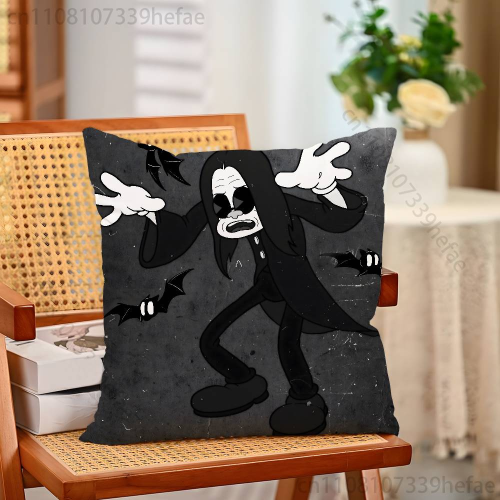 

OOzzy OOsbourne Pillow Cases for Bedroom Living Room Sofa Home Decor Polyester Cushion Cover with Zipper 30x30cm