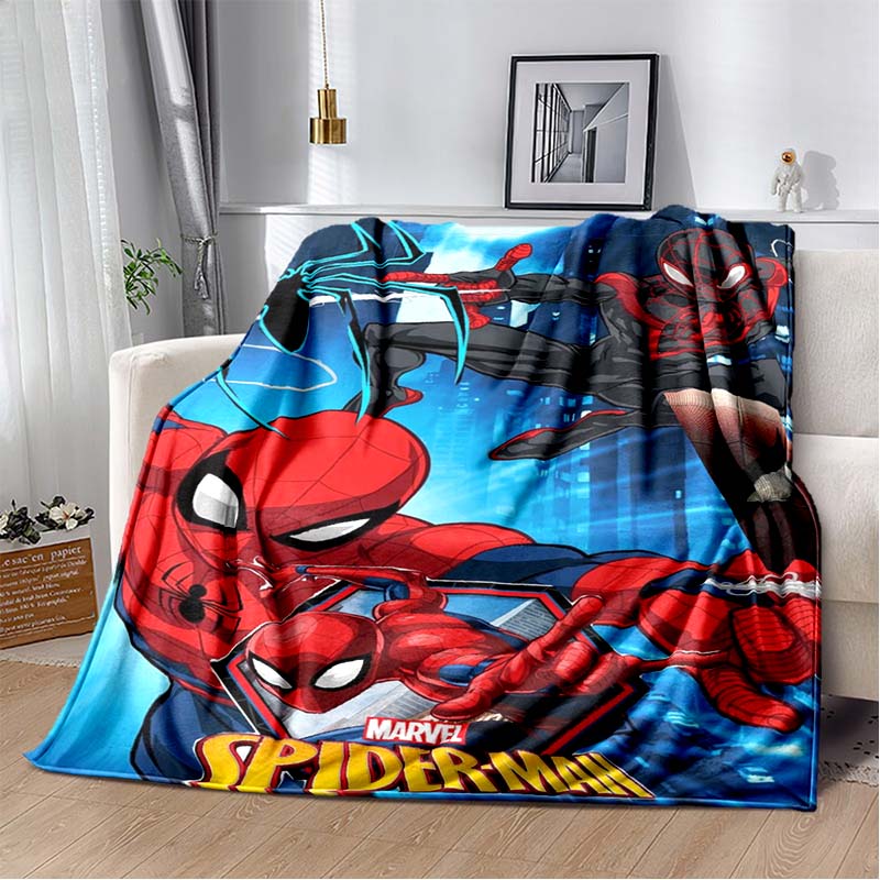 2026 New Spider-Man DIY Printed Blanket, Living Room/Bedroom Shawl, Suitable for Home, Office and Leisure Use, and Can Also Be