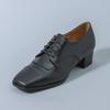 Heenn Square Oxford Shoes_Black