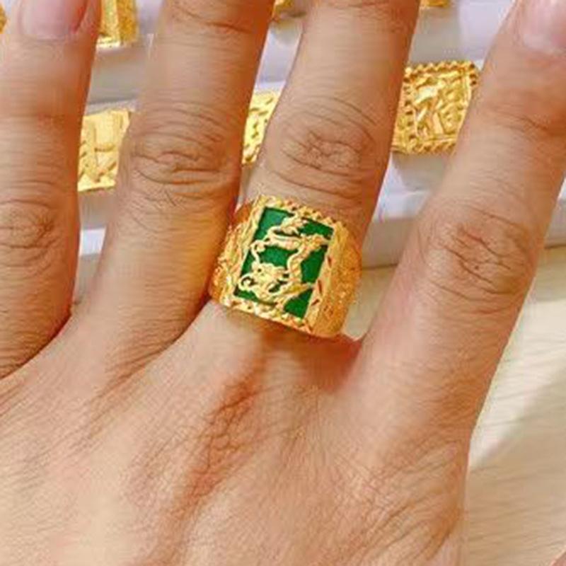 

Goldplated Brass Distinctive Open Ring Embellished With Elegant Gemstone For Lovers Fashion Style Sixteen